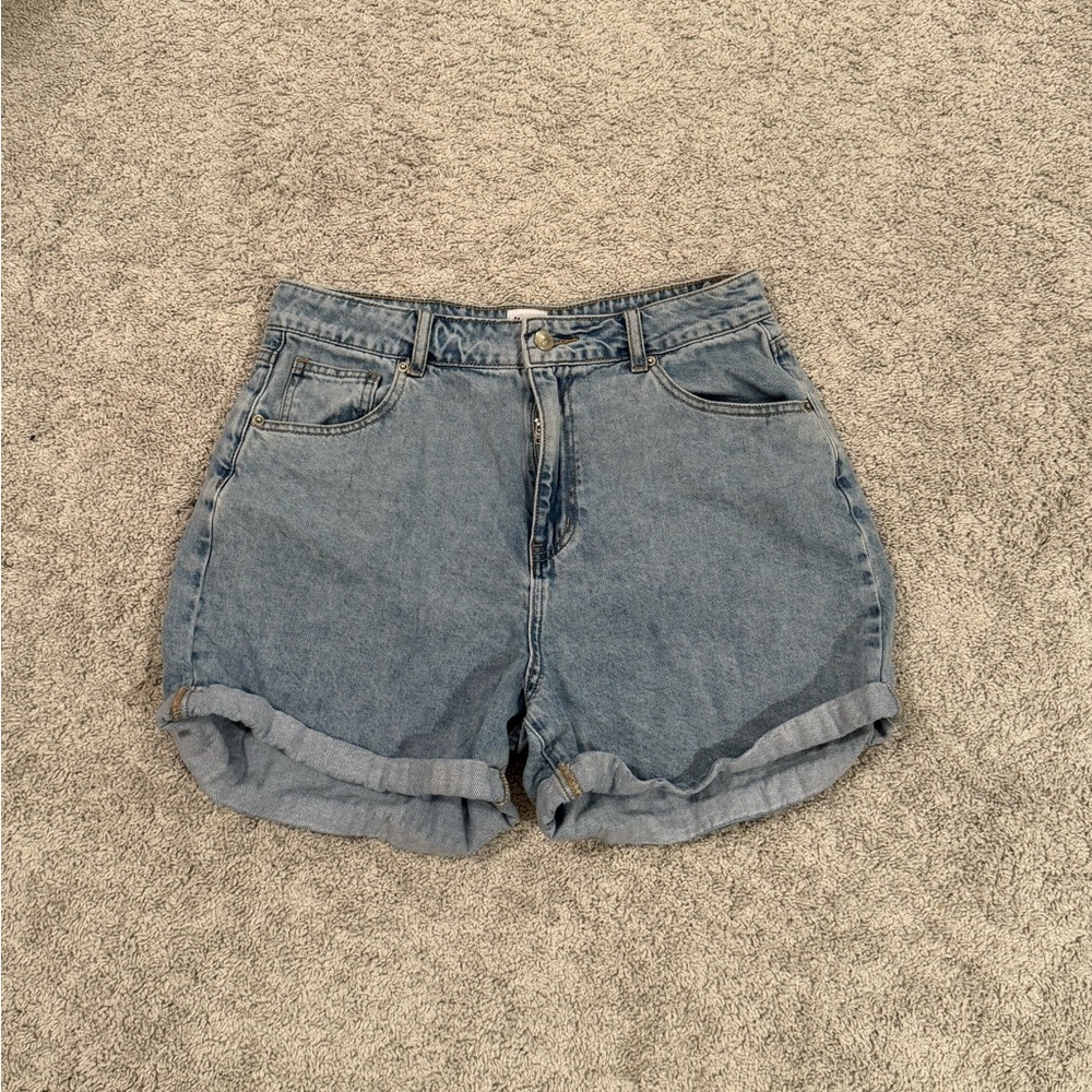 High Waisted Denim Shorts